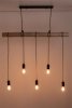 Lampa Sufitowa Silian Natural - Boho design z naturalnego drewna - sklum
